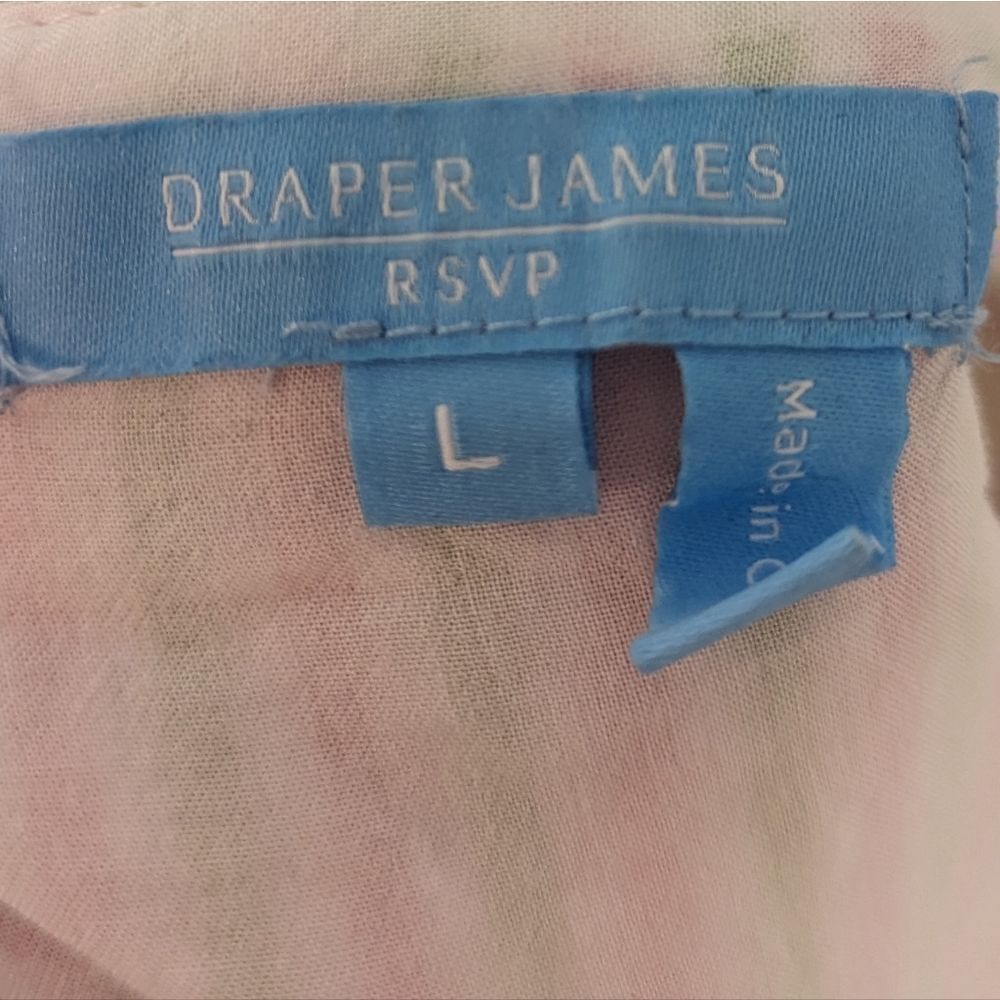 Draper James RSVP Puff Sleeve Wrap  Seersucker Ruffle Striped Dress - Picture 6 of 6